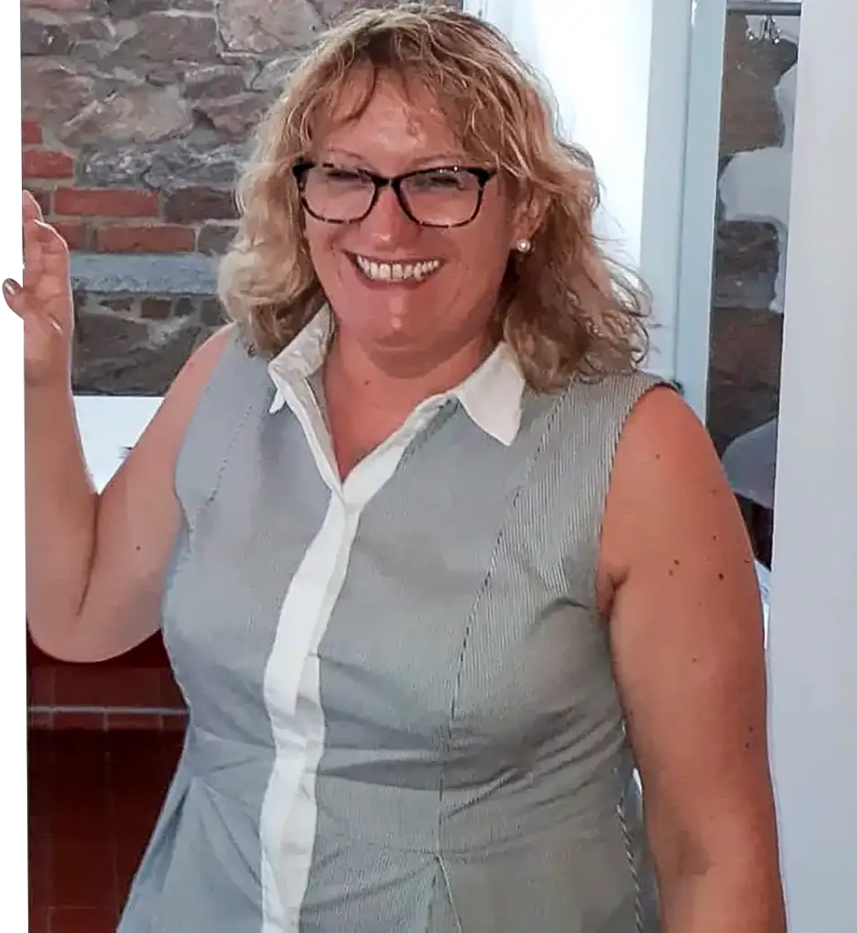 Kerstin Linasck sagt Herzlich Willkommen